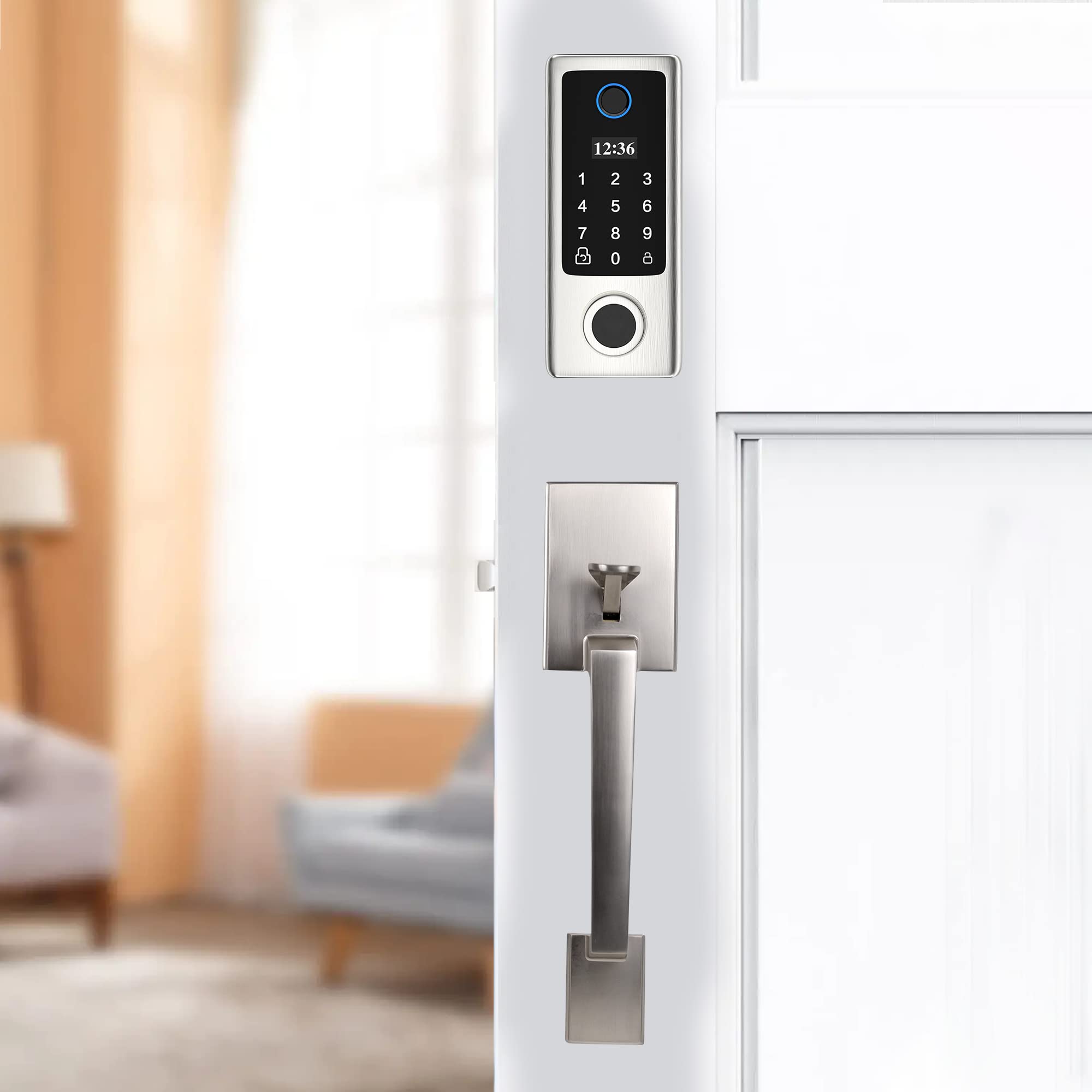 Front Door Lock Sets, Door Handle Sets with Keypads, Electronic Keypad