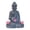Sitting Dark Gray, variant on QSTDGVPW Buddha Garden Statue with Solar Lights Crafts Ornament for Lawn Yard Outside Standing Light Gray