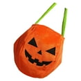 thumbnail image 4 of Holiday Season Velvets Candy Bag Oversized Pumpkin Design Seasonal Party Essential Party Accessory For Candy Collection Gatherings, 4 of 8