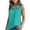 Mint Green, variant on Qiopertar Women's Sleeveless Shirt V-Neck Turndown Collar Button Down Casual Tops Fashion Blouse Spring Summer Vacation Travel Boho, White L
