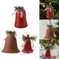 thumbnail image 5 of Christmas Bell Hanging Ornament Iron Art Christmas Tree Decoration Pendant Drop for Holiday Yard Indoor New Year Wreath Garland, 5 of 5