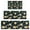 Yellow Lemon Fruit-2, variant on Yellow Lemon Slices Green Pattern Kitchen Rugs Sets Of 3,Kitchen Runner Rugs Non Skid Washable,Decorative Kitchen Floor Mats for Kitchen,Sink,Laundry,17"x30" 17"x47" 17"x59"