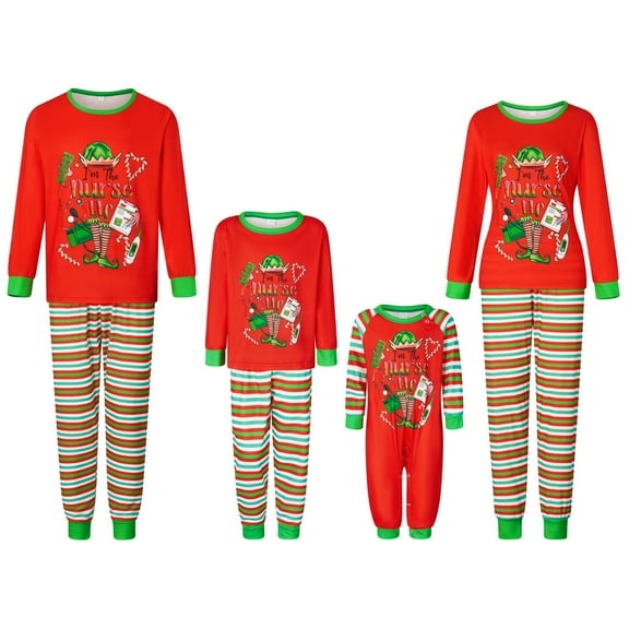 Christmas Family Matching Pajamas Sets Christmas Pjs Sleepwear Outfits for Christmas Holiday Xmas Party