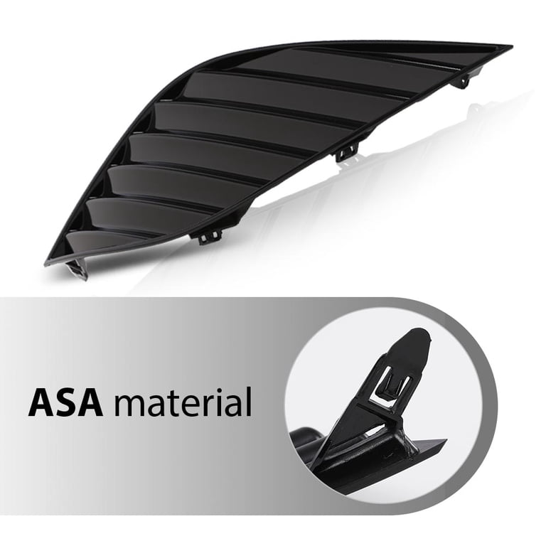 Front Bumper Fog Light Cover Bezels Pair For 2018-2020 Toyota Camry SE XSE