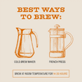 thumbnail image 7 of Bizzy Organic Cold Brew Coffee | Breakfast Blend, Medium Roast, Coarse Ground, 100% Arabica, 1 lb, 7 of 7