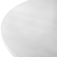 thumbnail image 6 of Roundhill Furniture Durban 5-Piece Round Dining Set, Trestle Dining Table with 4 Boucle Chairs, White, 6 of 14