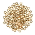 thumbnail image 2 of jifeng 100pcs Brass Spacer Beads for Snake European Charm Chain Cable Bracelets 6mm, 2 of 9