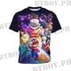 thumbnail image 3 of Camiseta Sonic Y Mario Bros De 3 A 13 Años Para Niños Verano Manga Corta Niñas Tops Camisas Casuales, 3 of 4