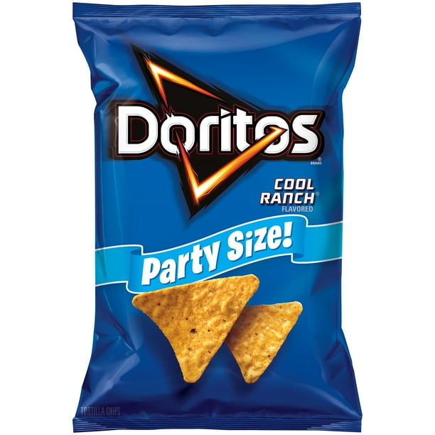 Doritos Cool Ranch Flavored Tortilla Chips Party Size, 16 Oz. Walmart