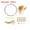 Beige, variant on Uxcell DIY Dream Catcher Kit Making Dream Catcher Supplies Wall Hanging Dream Catcher Kits Style 3 Blue
