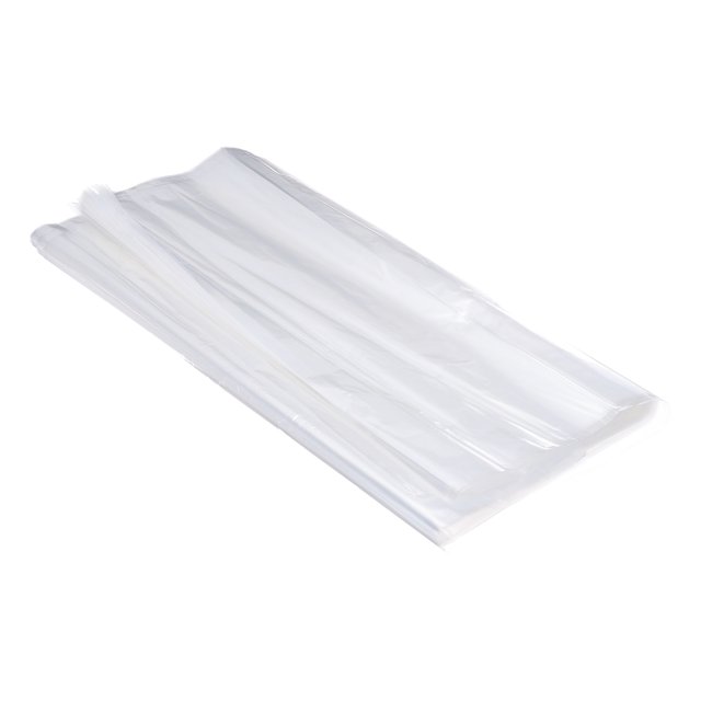 Unique Bargains 100 Pcs Clear Flat Open Plastic Poly Bags 16x20 Inch 1 Mil Packaging Bags for Proving Bread, Dough