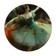 thumbnail image 4 of WYYP Dancing Woman Round Tablecloth 100% Polyester Fiber Waterproof White, 4 of 8