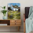 thumbnail image 5 of Rustic Cottage Garden Oil Painting Canvas Print, Suitable for Living Room Bedroom Kitchen Dining Room Hallway Office, 5 of 8
