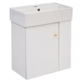 thumbnail image 4 of Scratch - Resistant and Easy - Clean - Upgrade Your Bathroom with a 21.6" Ceramic Vanity Sink, 4 of 5