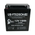 thumbnail image 3 of UB-YTX20CH-BS Battery Replacement for 2008 Kawasaki VN1600-B Vulcan Mean Streak 1600 CC Motorcycle - Factory Activated, Maintenance Free, Motorcycle Battery - 12V, 18AH, UpStart Battery Brand, 3 of 3