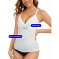 thumbnail image 3 of MANIFIQUE 2 Packs Womens Tank Top Shapewear Tummy Control Slimming Camisole Tops for Women V Neck Body Shaper, 3 of 7