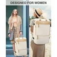 thumbnail image 4 of Matein Carry on Backpack, 52L Expandable Travel Backpacks with 2 Packing Cubes and Shoes Compartment for Women, 4 of 8