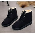 thumbnail image 3 of Autumn and Winter Student Snow Boots Women's Short Boots Snow Boots lace-up Flat-Heeled Korean Fashion Cotton Shoes, 3 of 10