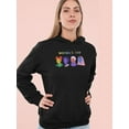 thumbnail image 2 of Women Day Color Portraits Hoodie Women -Image by Shutterstock, Female XX-Large, 2 of 4