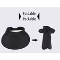 thumbnail image 5 of Sombreros Simplicity para mujer, visera convertible para playa con protección solar UV UPF 50+, 5 of 5