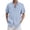 Blue4, variant on VeFlora Mens Linen Shirts Gradient Short Sleeve Casual Shirts Button Down Shirt Beach Summer Wedding Vacation Shirt for Men(Blue4/S)