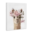 thumbnail image 2 of Stupell Industries Farmhouse Llama with Soft Flowers Canvas Art, 30 x 40, by Anna Lischenko, 2 of 7