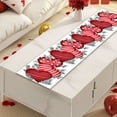 thumbnail image 7 of Valentine's Day Table Runner Red Heart Valentines Holiday Theme Runner Kitchen Dining Table Decoration For Home Party Decor 36.61x12.99 Inches, 7 of 7