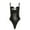 Black, variant on GHSOHS Black Leather Bodysuits for Women Slim Fit Sleeveless Backless Tight Strap Leotards Lingerie Club Party Thong Jumpsuit