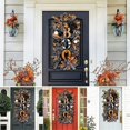 thumbnail image 2 of EASTIN Halloween Wreath For Front Door  50x20cm Pumpkin Fall Wreath  Halloween Wreath Pumpkin Door Wreath  Artificial Maple  Pumpkin Wreath for Halloween Decorations, 2 of 5