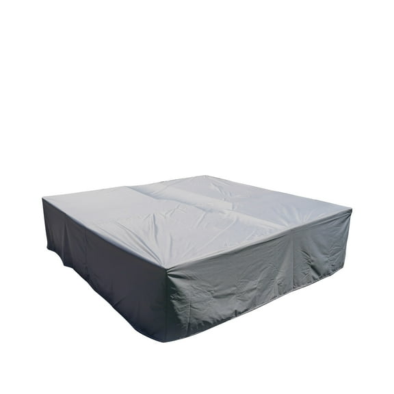 Direct Wicker Square Patio Furniture Covers Waterproof - Gray