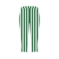 thumbnail image 6 of CFLVAEK Fashion Striped Capri Leggings for Women Plus Size High Waisted Workout Yoga Legging Casual Soft Tummy Control Summer Cropped Pants 2025 Green M, 6 of 7