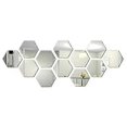 thumbnail image 2 of 12pcs Wall Decoration Mirror Hexagon Art Home Decor Hexagon Acrylic Mirror Wall [HK] - Mirror wall decor, 2 of 5