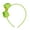 Lime, variant on Motique Accessories Little Girls Headband with Side Grosgrain Bow - Black