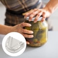 thumbnail image 2 of Mount-on Cabinet Jar Opener for Weak Hands, Stainless Steel One-Handed Can Opener, Under Cabinet Jar Opener Tool, Under Counter Jar Lid Cap Opener, Easy Grip, U Shaped Grooves Grip Bottle Opener, 2 of 5