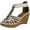 White, variant on Top Moda Women's DS-6 Wedge Sandals