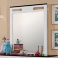 thumbnail image 2 of Benzara BM123332 Meredith Contemporary Mirror, White, Dark Walnut & White, 2 of 2