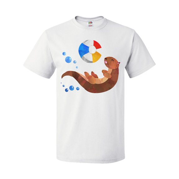 Inktastic Cute Otter and Beachball T-Shirt