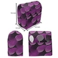 thumbnail image 5 of Abstract Lounger Chair Bag, Digital Graphic Art Rosette in Pink Beauty Gradient Swirling Japanese Ethnic, High Capacity Storage with Handle Container, Lounger Size, Dark Magenta, by Ambesonne, 5 of 5