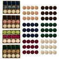 12pcs Velvet Christmas Balls,Large Velvet Christmas Ornaments for Christmas Tree Decor, Flocked