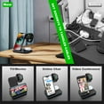 thumbnail image 4 of Minthouz Charging Dock Stand, 15W 3 in 1 Fast Charging Station for Multiple Devices Apple, iWatch, AirPods, Qi Wireless Charging Station Compatible with iPhone 13/12/11/X/8 Series, Samsung, 4 of 8