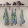 thumbnail image 5 of Dreamtimes Dishcloth, Kitchen Towel, Kitchen Gifts for Restaurant, Kitchen, Party, Iris Oil Painting, 5 of 7