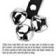 thumbnail image 5 of 7 timbres para perros extragrandes, cascabeles para entrenamiento de orinal, cascabel ajustable para puerta, cascabeles para entrenamiento para ir al baño Ormromra WHFLD31, 5 of 9