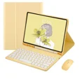 thumbnail image 1 of Pour iPad Mini 5th 4th 3rd 2nd 1st avec Clavier Coloré Étui Support en Cuir Étui Touches Rondes Clavier Sans Fil pour Tablette 7.9 Pouces avec Souris g Turc, 1 of 6