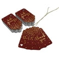 thumbnail image 3 of Inkdotpot Gold Foil Paper Hang Tags ThankYou Bridal Shower-Baby Shower-Retirement-Wedding-Birthday Favor Tags 100 Pack, 3 of 6