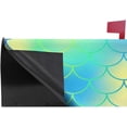 thumbnail image 3 of Coolnut Mailbox Cover Colorful Mermaid Scales Post Mail Box Cover Magnetic Mail Wraps Cover Oversize 25.4" L x 20.78" W, 3 of 5