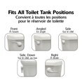 thumbnail image 2 of Korky StrongARM® Toilet Flush Lever and Handle, Wave White, 2 of 5