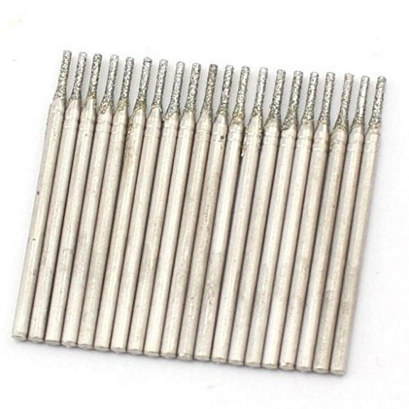 JINGLING 1mm Diamond Hole Saw Cylindrical Head Grinding Drill Solid Bits Lapidary Tools for Stone