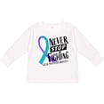 thumbnail image 3 of Inktastic Never Stop Fighting Suicide Prevention Awareness Ribbon Boys or Girls Long Sleeve Toddler T-Shirt, 3 of 5