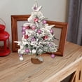 thumbnail image 1 of Mini árbol de Navidad de , pequeño árbol de Navidad artificial con , adornos navideños para decoraciones navideñas Púrpura BLESIY Árbol de flocado, 1 of 7