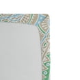 thumbnail image 2 of Ambesonne Mandala Fitted Sheet, Oriental Motif Pastel Tone, Queen Size, Pale Blue Pale Sepia, 2 of 2